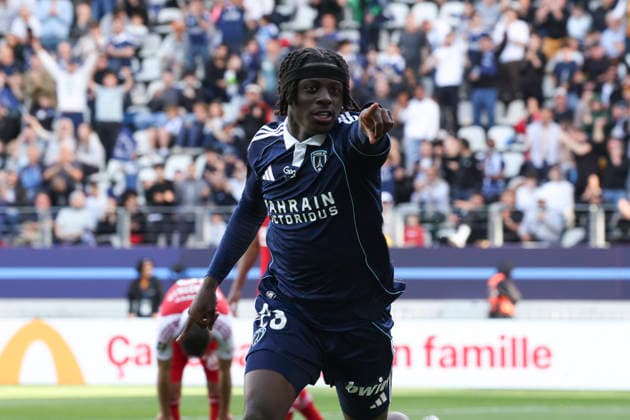FOOTBALL : Paris FC Vs Brest - Ligue 1 - 03 05 2026 Joie sur le 2eme but de Rudy Matondo (Paris FC) ParisFrance  Copyright: xMichaelxBaucherx
