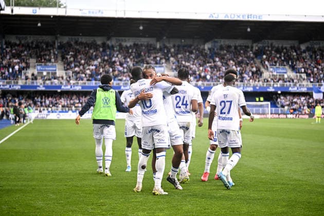 AJ Auxerre v Angers SCO - Ligue 1 McDonald s 2025 2026 09 Sekou MARA (aja) during the Ligue 1 McDonald s match between Auxerre and Angers at Stade Abbe Deschamps on May 3, 2026 in Auxerre, France. Auxerre France  Copyright: xFEPx 776348374