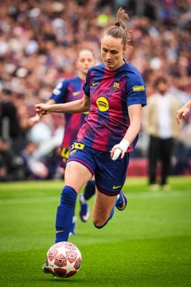 May 3, 2026, Barcelona, Spain, Spain: Caroline GRAHAM HANSEN of Barcelona during the UEFA Women s Champions League match between FC Barcelona, Barca and FC Bayern Munich at Spotify Camp Nou Stadium on May 03, 2026 in Barcelona, Spain. FC Barcelona V FC Bayern Munich - UEFA Women s Champions League  - ZUMAm308 20260503_zsp_m308_003 Copyright: xMatthieuxMirvillex