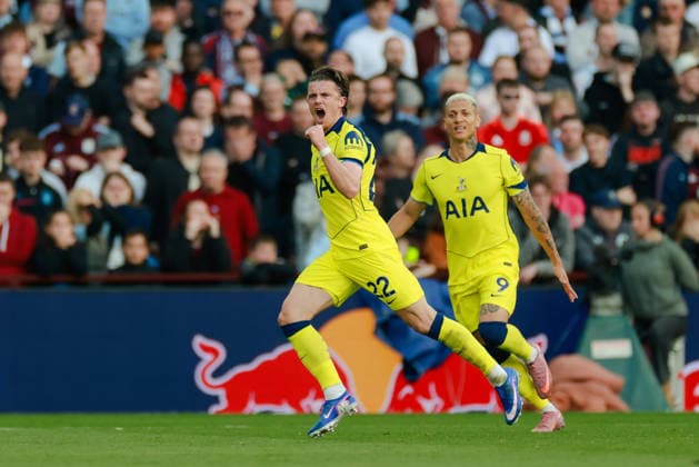 Premier League 2025 26 Aston Villa v Tottenham Hotspur Villa Park 03.05.2026 Conor Gallagher of Tottenham Hotspur scores and celebrates 0-1 Premier League 2025 26 Aston Villa v Tottenham Hotspur Villa Park 03.05.2026 Photograph By Marc Aspland The Times  Copyright: xMarcxAsplandx NINTCHDBPICT001078069579