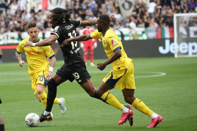 Kephren Thuram (Juventus FC) in action during Juventus FC vs Hellas Verona FC, Italian soccer Serie A match in Turin, Italy, May 03 2026  Copyright: xClaudioxBenedetto IPAxSportx xipa-agency.netx xx IPA_74414660 IPA_Agency_IPA74414660