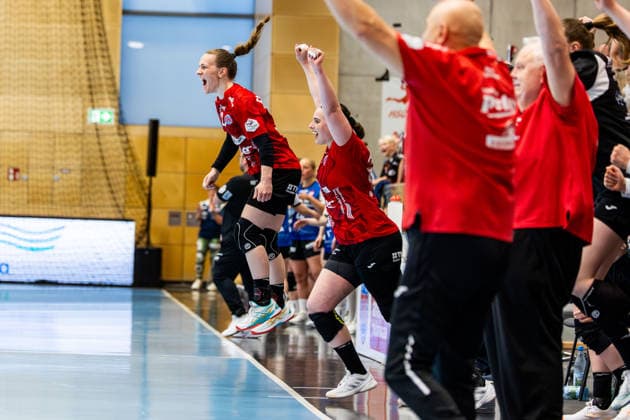 03.05.2026, GER, Handball, Frauen, Saison 2025 2026, Alsco 1.Bl, PlayOff Halbfinale Spiel 2, Thueringer HC - HSG Blomberg-Lippe der Thueringer HC gewinnt das Heimspiel der PlayOff Halbfinalserie gegen HSG Blomberg-Lippe. Somit steht es nach Spielen 1:1. Mit im Bild Luca Farago (Thueringer HC,19) 99947 Bad Langensalza Salza Halle Sporthalle Mehrz Thüringen Deutschland