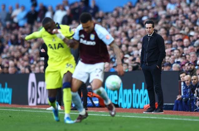 Unai Emery manager of Aston Villa looks on Aston Villa v Tottenham Hotspur, Premier League, Football, Villa Park, Birmingham , UK - 03 May 2026Birmingham Villa Park United Kingdom EDITORIAL USE ONLY No use with unauthorised audio, video, data, fixture lists, club league logos or live services. Online in-match use limited to 120 images, no video emulation. No use in betting, games or single club league player publications. Copyright: xMichaelxZemanek Shutterstockx 16854596as