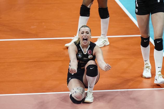 Eczacibasi Dynavit v VakifBank - CEV Women’s Champions League Final Four ISTANBUL, TURKIYE - MAY 3: Players of Vakifbank celebrate a point during CEV Women’s Champions League Final Four final match between Eczacibasi Dynavit and VakifBank at Ulker Sports and Event Hall in Istanbul, Turkiye, on May 3, 2026. Agit Erdi Ulukaya Anadolu Istanbul Turkey. Editorial use only. Please get in touch for any other usage.  Copyright: x2026xAnadoluxAgitxErdixUlukayax