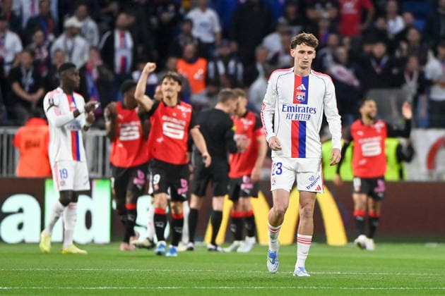 Olympique Lyonnais v Stade Rennais FC - Ligue 1 McDonald s 2025 2026 23 Tyler MORTON (ol) during the Ligue 1 McDonald s match between Lyon and Rennes at Groupama Stadium on May 3, 2026 in Lyon, France. Lyon France  Copyright: xFEPx 776348379