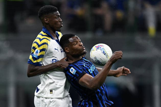 Db Milano 03 05 2026 - campionato di calcio serie A Inter-Parma foto Daniele Buffa Image nella foto: Abdoulaye Ndyaye-Denzel Dumfries 