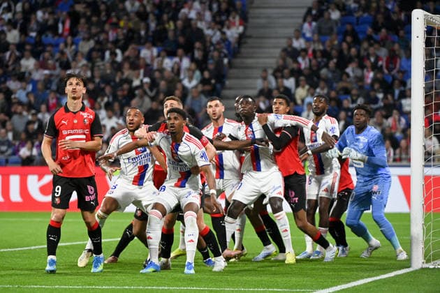 Olympique Lyonnais v Stade Rennais FC - Ligue 1 McDonald s 2025 2026 09 Esteban LEPAUL (srfc) - 08 Corentin TOLISSO (ol) - 16 ABNER VINICIUS (ol) during the Ligue 1 McDonald s match between Lyon and Rennes at Groupama Stadium on May 3, 2026 in Lyon, France. Lyon France  Copyright: xFEPx 776348379