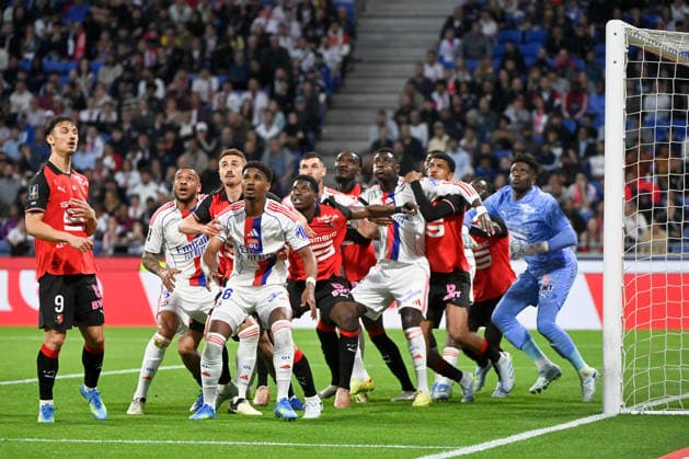 Olympique Lyonnais v Stade Rennais FC - Ligue 1 McDonald s 2025 2026 08 Corentin TOLISSO (ol) - 21 Valentin RONGIER (srfc) - 16 ABNER VINICIUS (ol) during the Ligue 1 McDonald s match between Lyon and Rennes at Groupama Stadium on May 3, 2026 in Lyon, France. Lyon France  Copyright: xFEPx 776348379