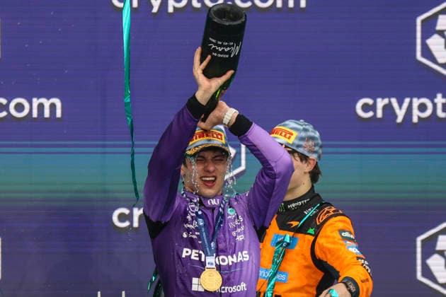 Formula 1 Crypto.com Miami Grand Prix 2026 Kimi Antonelli (ITA), Mercedes-AMG Petronas F1 Team, F1 W17 during Formula 1 Crypto.com Miami Grand Prix Race Winner 2026. on May 3., 2026 in Miami, United States Of America Zsombor Toth Miami Miami International Autodrome Florida United States Of America