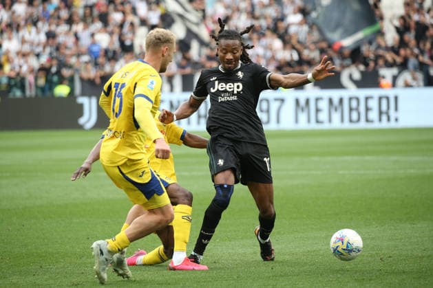 Kephren Thuram (Juventus FC) in action during Juventus FC vs Hellas Verona FC, Italian soccer Serie A match in Turin, Italy, May 03 2026  Copyright: xClaudioxBenedetto IPAxSportx xipa-agency.netx xx IPA_74414667 IPA_Agency_IPA74414667