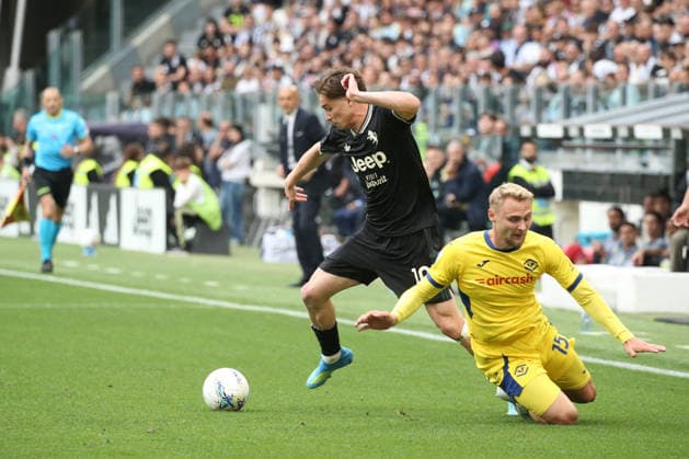 CALCIO - Serie A - Juventus FC vs Hellas Verona FC Kenan Yildiz (Juventus FC) in action during Juventus FC vs Hellas Verona FC, Italian soccer Serie A match in Turin, Italy, May 03 2026 Turin Italy  Copyright: xIPAxSport ABACAx