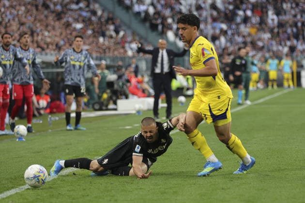 during Juventus FC vs Hellas Verona, 35Â° Serie A Enilive 2025-26 game at Alianz stadium in Torino (TO), Italy, on May 03, 2026.  Copyright: xDavidexCasentini IPAxSportx xipa-agency.netx xx IPA_74416096 IPA_Agency_IPA74416096