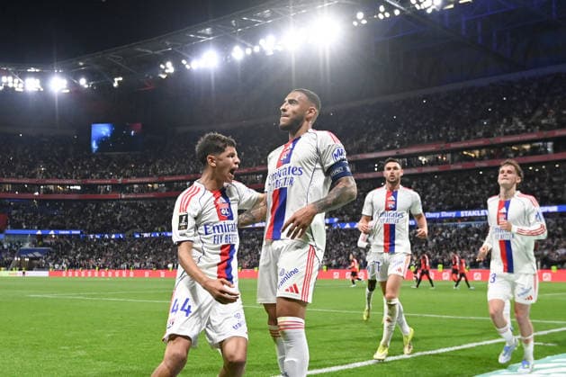 Olympique Lyonnais v Stade Rennais FC - Ligue 1 McDonald s 2025 2026 44 Khalis MERAH (ol) - 08 Corentin TOLISSO (ol) during the Ligue 1 McDonald s match between Lyon and Rennes at Groupama Stadium on May 3, 2026 in Lyon, France. Lyon France  Copyright: xFEPx 776348379