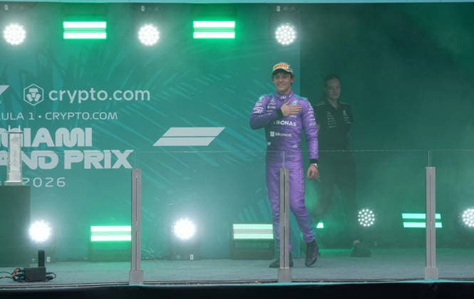 Formula 1 Crypto.com Miami Grand Prix 2026 03.05.2026, Miami International Autodrome, Miami, Formula 1 Crypto.com Miami Grand Prix 2026 ,im Bild Sieger Andrea Kimi Antonelli (ITA), Mercedes-AMG Petronas Formula One Team