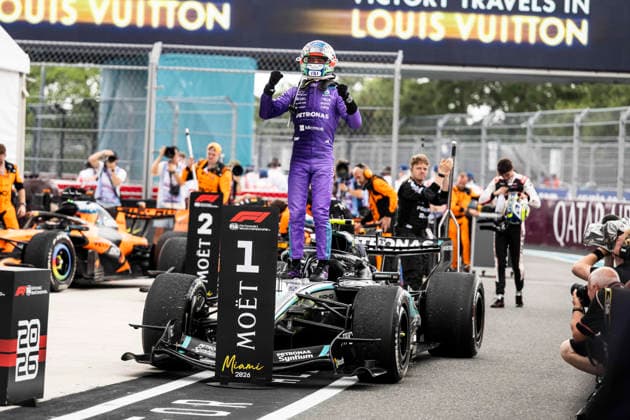 F1 - MIAMI GRAND PRIX 2026 KIMI ANTONELLI Andrea (ita), Mercedes AMG F1 Team W16, portrait during the Formula 1 Miami Grand Prix 2026, 4th round of the 2026 Formula One World Championship, WM, Weltmeisterschaft from May 1 to 3, 2026 on the Miami International Autodrome, in Miami Gardens, USA - Miami GardensUnited States  Copyright: xCharlyxLopezx