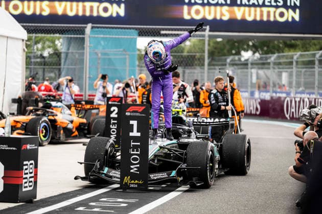 F1 - MIAMI GRAND PRIX 2026 KIMI ANTONELLI Andrea (ita), Mercedes AMG F1 Team W16, portrait during the Formula 1 Miami Grand Prix 2026, 4th round of the 2026 Formula One World Championship, WM, Weltmeisterschaft from May 1 to 3, 2026 on the Miami International Autodrome, in Miami Gardens, USA - Miami GardensUnited States  Copyright: xCharlyxLopezx