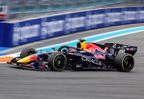 Formula One Miami Grand Prix - Race Red Bull Racing driver Max Verstappen of Netherlands competes in the Formula 1 Miami Grand Prix at the Miami International Autodrome in Miami Gardens, Florida, USA, 03 May 2026. MIAMI GARDENS United States  Copyright: xCRISTOBALxHERRERA-ULASHKEVICHx