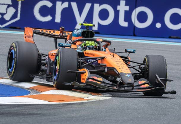 Formula One Miami Grand Prix - Race McLaren driver Lando Norris of Britain competes in the Formula 1 Miami Grand Prix at the Miami International Autodrome in Miami Gardens, Florida, USA, 03 May 2026. MIAMI GARDENS United States  Copyright: xCRISTOBALxHERRERA-ULASHKEVICHx