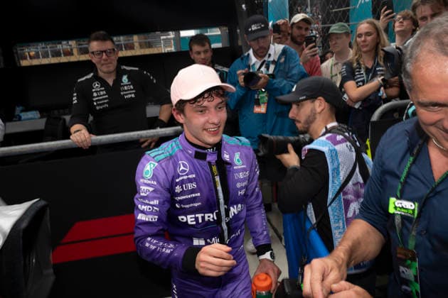 May 3, 2026, Miami Gardens, United States of America: KIMI ANTONELLI (ITA) of Mercedes-AMG 12 wins the Miami Grand Prix during race day of the 2026 Formula 1 Miami Grand Prix. Miami Gardens United States of America - ZUMAb177 20260503_aap_b177_055 Copyright: xTaidghxBarronx