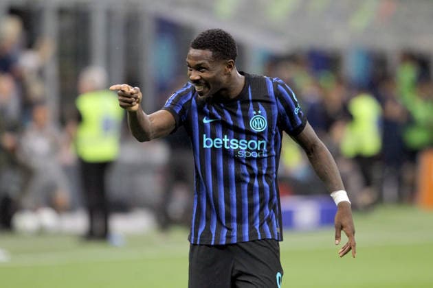 MARCUS THURAM, Inter, Serie A 2025-26, Inter-Parma, esultanza, jubel, joy, celebration SERIE A 2025-26 INTER-PARMA