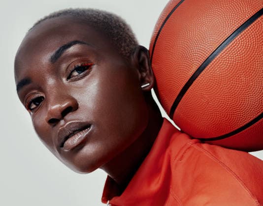 I dont play games, I win them. Studio shot of an attractive young woman playing basketball against a grey background (License=RF) 19844711 ,model released, Symbolfoto  Copyright: xZoonar.com YurixArcursxpeopleimages.comx 19844711 ,model released, Symbolfoto ,property released