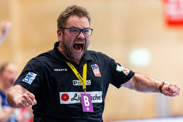 03.05.2026, GER, Handball, Frauen, Saison 2025 2026, Alsco 1.Bl, PlayOff Halbfinale Spiel 2, Thueringer HC - HSG Blomberg-Lippe Steffen Birkner (HSG Blomberg-Lippe) 99947 Bad Langensalza Salza Halle Sporthalle Mehrz Thüringen Deutschland