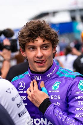 May 3, 2026, Miami, Florida, United States: Mercedes-AMG PETRONAS F1 Team s Italian driver Andrea Kimi Antonelli seen before the race of the Formula 1 Miami Grand Prix 2026. Formula 1 Miami Grand Prix 2026 In Miami - 03 May 2026  - ZUMAs197 20260503_aaa_s197_489 Copyright: xLucaxMartinix