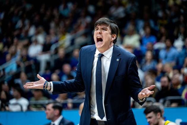 Basketball Berlin 03.05.2026 Saison 2025 2026 EasyCredit BBL 1. Bundesliga Männer, Herren Alba Berlin - NINERS Chemnitz Pedro Calles (Alba Berlin, Trainer)