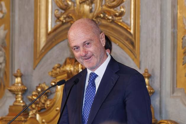 Foto IPP - Emanuela Vertolli Gruppo Editoriale LiveMedia Rome 04 05 2026 Nella foto: The President of the Italian Tennis and Padel Federation Angelo Binaghi attends the meeting between the President of the Italian Republic and the Italian women s and men s national tennis teams on May 04, 2026 at Palazzo del Quirinale, Rome, Italy Italy Photo Press - World Copyright Rome italy Italy ITALY  Copyright: xR4924_italyphotopressx