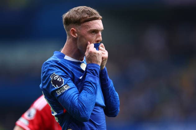 London, England, 4th May 2026. Cole Palmer of Chelsea looks dejected during the Chelsea vs Nottingham Forest Premier League match at Stamford Bridge, London. Picture credit should read: Paul Terry Sportimage EDITORIAL USE ONLY. No use with unauthorised audio, video, data, fixture lists, club league logos or live services. Online in-match use limited to 120 images, no video emulation. No use in betting, games or single club league player publications. SPI_019_PT_Chelsea_Notts_Forest SPI-4780-0019