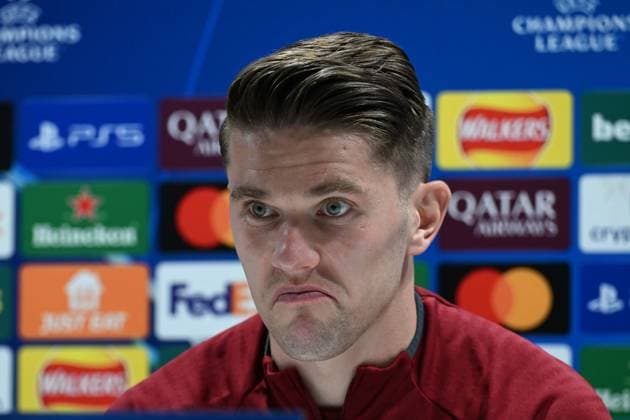 Arsenal press conference, PK, Pressekonferenz ahead of UCL semi-final second-leg match against A. Madrid LONDON, UNITED KINGDOM - MAY 04: Arsenal player Viktor Gyokeres attends a press conference held at the Sobha Realty Training Centre ahead of UEFA Champions League semi-final second-leg match against Atletico Madrid on May 4, 2026, in London, United Kingdom. Rasid Necati Aslim Anadolu London United Kingdom. Editorial use only. Please get in touch for any other usage.  Copyright: x2026xAnadoluxRasidxNecatixAslimx