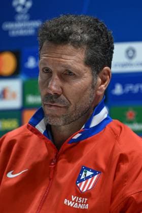 Ahead of Arsenal v Atletico Madrid - UEFA Champions League LONDON, UNITED KINGDOM - MAY 4: Head coach of Atletico Madrid Diego Simeone attends a press conference, PK, Pressekonferenz ahead of the UEFA Champions League semi-final match against Arsenal at Emirates Stadium in London, United Kingdom on May 4, 2026. Rasid Necati Aslim Anadolu London United Kingdom. Editorial use only. Please get in touch for any other usage.  Copyright: x2026xAnadoluxRasidxNecatixAslimx