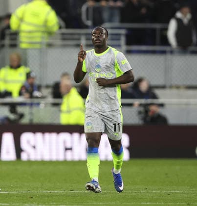 Everton v Manchester City, FA Premier League 04.05.26 Everton v Manchester City, FA Premier League Bradley Ormesher The Times Jérémy Doku of Manchester City celebrates scoring his teams opening goal of the match 0-1  Copyright: xBradleyxOrmesherx NINTCHDBPICT001078282728