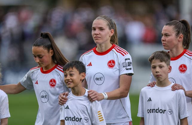 GER, Frankfurt, Eintracht Frankfurt vs FC Nürnberg, Google Pixel Bundesliga, Fussball, DFB, Spielzeit 2025 2026, Stadion am Brentanobad, 24. Spieltag im Bild: Beatrix Fördös (1. FC Nürnberg Frauen 27) DFB DFL REGULATIONS PROHIBIT ANY USE OF PHOTOGRAPHS AS IMAGE SEQUENCES AND OR QUASI-VIDEO, 04.05.2026 Copyright: HMBxMedia HendrikxHamelau