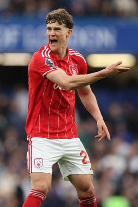Chelsea v Nottingham Forest 4 May 2026, London - Premier League Football - Chelsea v Nottingham Forest - Ryan Yates of Nottingham Forest - Photo: Charlotte Wilson Offside. London UK Copyright: xCharlottexWilsonx xOffsidexOffside
