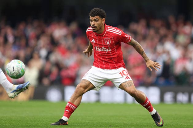 Chelsea v Nottingham Forest 4 May 2026, London - Premier League Football - Chelsea v Nottingham Forest - Morgan Gibbs-White of Nottingham Forest - Photo: Charlotte Wilson Offside. London UK Copyright: xCharlottexWilsonx xOffsidexOffside