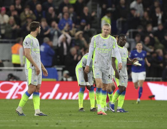 Everton v Manchester City, FA Premier League 04.05.26 Everton v Manchester City, FA Premier League Bradley Ormesher The Times Erling Haaland of Manchester City after everton 2nd goal  Copyright: xBradleyxOrmesherx NINTCHDBPICT001078291246