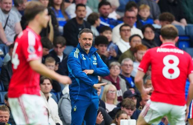 Nottingham Forest Manager Vitor Pereira Chelsea v Nottingham Forest, Premier League, Football, Stamford Bridge, London , UK - 04 May 2026London Stamford Bridge United Kingdom EDITORIAL USE ONLY No use with unauthorised audio, video, data, fixture lists, club league logos or live services. Online in-match use limited to 120 images, no video emulation. No use in betting, games or single club league player publications. Copyright: xJavierxGarcia Shutterstockx 16854610gc