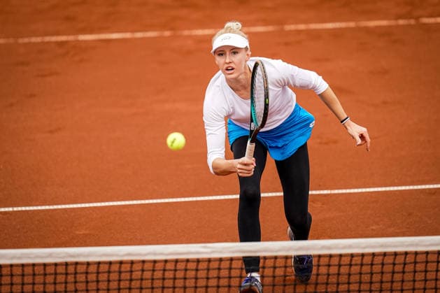WTA125 Istanbul Open - Day Three Aliona Falei of Belarus competes in the round of 32 match against Donna Vekic of Croatia during the Istanbul Open at the Turkish Tennis Federation Training Center in Istanbul, Turkey, on May 4, 2026. Istanbul Istanbul Turkey  Copyright: xYagizxGurtugx originalFilename:gurtug-wta125is260504_np3Nh.jpg