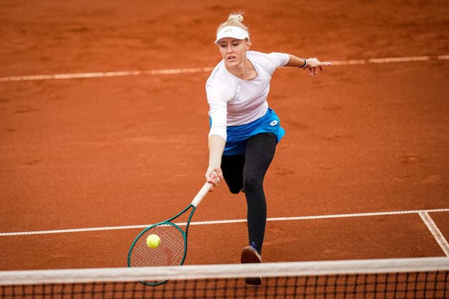 WTA125 Istanbul Open - Day Three Aliona Falei of Belarus competes in the round of 32 match against Donna Vekic of Croatia during the Istanbul Open at the Turkish Tennis Federation Training Center in Istanbul, Turkey, on May 4, 2026. Istanbul Istanbul Turkey  Copyright: xYagizxGurtugx originalFilename:gurtug-wta125is260504_npaVR.jpg