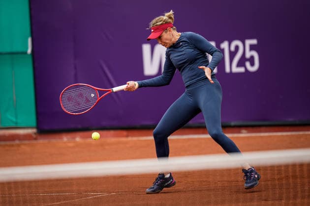 WTA125 Istanbul Open - Day Three Donna Vekic of Croatia competes against Aliona Falei of Belarus during the round of 32 match at the Istanbul Open at the Turkish Tennis Federation Training Center in Istanbul, Turkey, on May 4, 2026. Istanbul Istanbul Turkey  Copyright: xYagizxGurtugx originalFilename:gurtug-wta125is260504_np68B.jpg