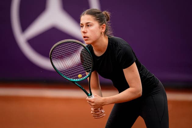 WTA125 Istanbul Open - Day Three Elizara Yaneva of Bulgaria competes against Ayla Aksu of Turkey during the round of 32 match at the Istanbul Open at the Turkish Tennis Federation Training Center in Istanbul, Turkey, on May 4, 2026. Istanbul Istanbul Turkey  Copyright: xYagizxGurtugx originalFilename:gurtug-wta125is260504_np0zA.jpg