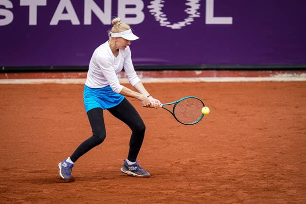 WTA125 Istanbul Open - Day Three Aliona Falei of Belarus competes in the round of 32 match against Donna Vekic of Croatia during the Istanbul Open at the Turkish Tennis Federation Training Center in Istanbul, Turkey, on May 4, 2026. Istanbul Istanbul Turkey  Copyright: xYagizxGurtugx originalFilename:gurtug-wta125is260504_npLUB.jpg