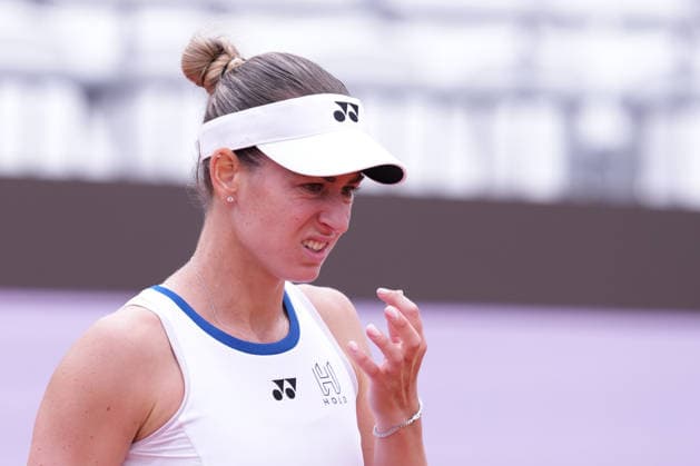 Anna Bondar (HUN) during the match between Anna Bondar (HUN) and Qinwen Zheng (CHN) at the Italian Open in Rome, Tuesday, May 5, 2026. (Alfredo Falcone LaPresse)  Copyright: xAlfredoxFalcone LaPressex