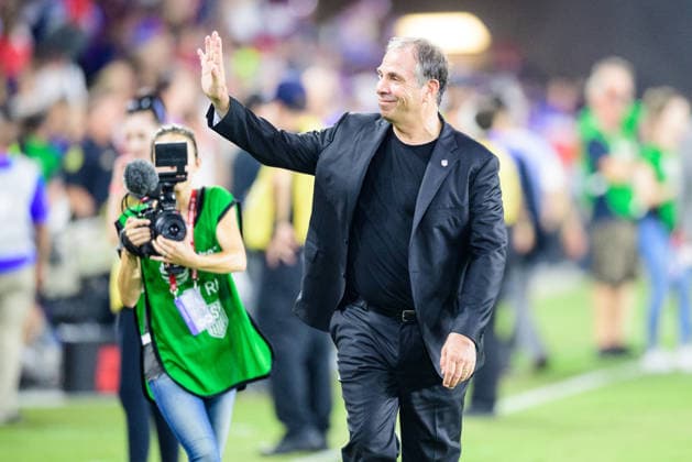 United States Head Coach Bruce Arena during the Men s International Soccer World Cup Qualifier match between Panama and the United States at Orlando City Stadium in Orlando, FL. Jacob Kupferman CSM Copyright: xJacobxKupfermanx