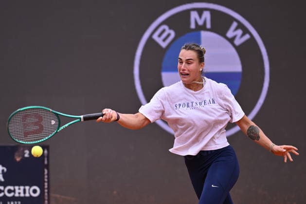 Aryna Sabalenka in action during a training session ahead of the Internazionali BNL d Italia Day One at Foro Italico on May 5, 2026 in Rome, Italy.  Copyright: xDomenicoxCippitelli IPAxSportx xipa-agency.netx xx IPA_74457701 IPA_Agency_IPA74457701