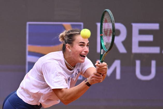 Aryna Sabalenka in action during a training session ahead of the Internazionali BNL d Italia Day One at Foro Italico on May 5, 2026 in Rome, Italy.  Copyright: xDomenicoxCippitelli IPAxSportx xipa-agency.netx xx IPA_74457705 IPA_Agency_IPA74457705