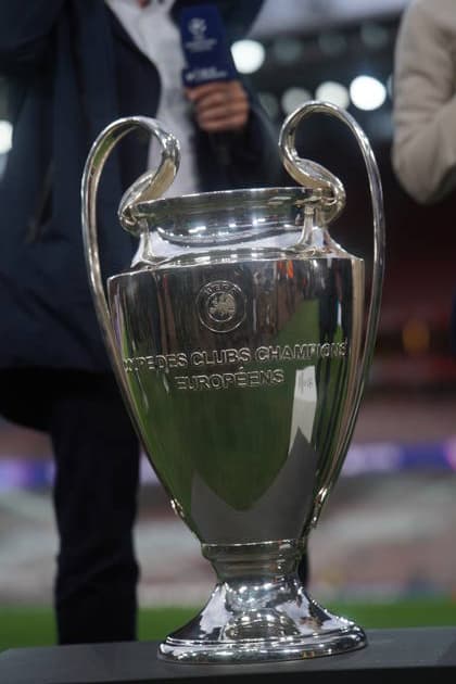 ESP: UEFA Champions League semifinal Arsenal v Atletico Madrid the trophy during the UEFA Champions League semi-final match between Arsenal Football Club v Atletico Madrid played at Emirates Stadium played on May 5th, 2026 in London United Kingdom Futbol Copyright: xAgenciaxLOFx