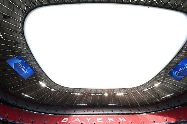 May 5, 2026, Munich, Bavaria, Germany: A view inside the Allianz Arena for the Paris Saint-Germain last training session ahead of the UEFA Champions League 2025 26 Semi-final Leg 2 game against Bayern Munich at the Allianz Arena in Munich, Germany. Munich Germany - ZUMAc179 20260505_zep_c179_082 Copyright: xMickaelxChavetx