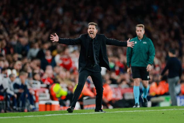 Champions League 2025 26 Semi Final 2nd Leg Arsenal v Atletico Madrid Emirates Stadium 05.05.2026 Diego Simeone coach of Atletico Madrid Champions League 2025 26 Semi Final 2nd Leg Arsenal v Atletico Madrid Emirates Stadium 05.05.2026 Photograph By Marc Aspland The Times  Copyright: xMarcxAsplandx NINTCHDBPICT001078546650
